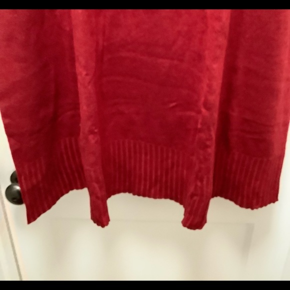 ⭐️NWT J.Jill 3X Red ❤️ (Lightweight/Medium Weight) Sweater Dress Wide Rib… - Picture 7 of 11